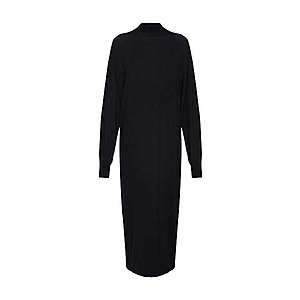 EDITED Pletené šaty 'Idoia' čierna vyobraziť
