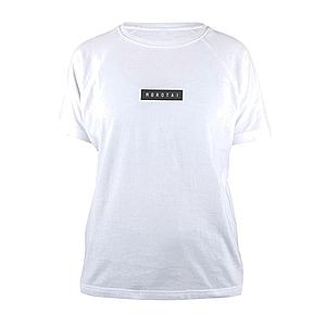 MOROTAI Funkčné tričko ' Bloc Logo Shirt ' biela vyobraziť