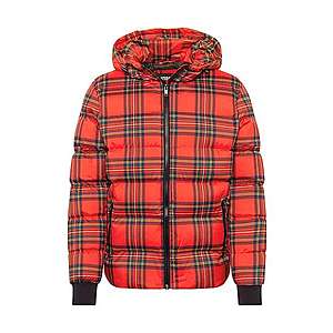 Urban Classics Zimná bunda červená / zmiešané farby vyobraziť