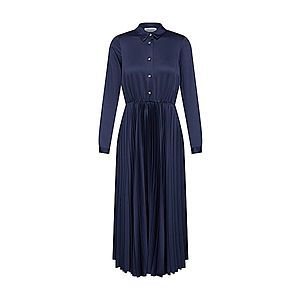 Closet London Košeľové šaty 'Closet Pleated Shirt Dress' námornícka modrá vyobraziť