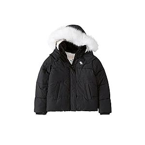 Abercrombie & Fitch Zimná bunda 'ESSENTIAL PUFFER' čierna vyobraziť