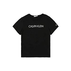 Calvin Klein Jeans Tričko 'INSTITUTIONAL SS T-S' čierna / biela vyobraziť