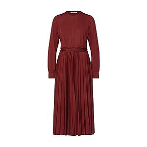 EDITED Košeľové šaty 'Ravena' hnedé / hrdzavo červená vyobraziť