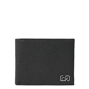 Calvin Klein Peňaženka 'CK SIGNATURE PEBBLE 10CC W/ COIN' čierna vyobraziť
