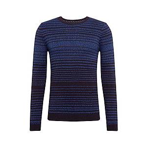 TOM TAILOR Sveter 'striped sweater' modrá vyobraziť