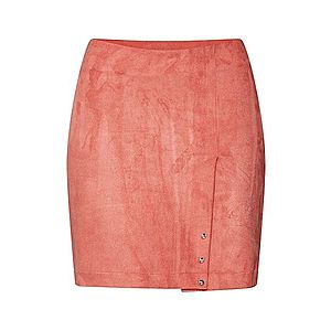 Pop Copenhagen Sukňa 'Peach Skin Mini Skirt' oranžová vyobraziť