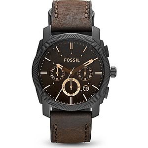FOSSIL Analógové hodinky hnedé / čierna vyobraziť