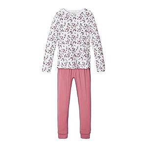 NAME IT Pyžamo rosé / biela vyobraziť