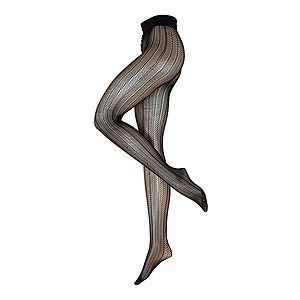 Swedish Stockings Pančuchy 'Astrid Fishnet tights' čierna vyobraziť