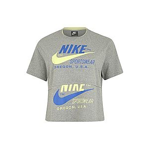 Nike Sportswear Tričko modré / sivá vyobraziť