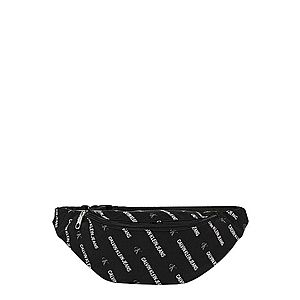 Calvin Klein Jeans Taška cez rameno sivá / biela / čierna vyobraziť