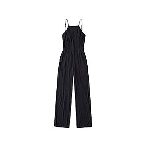 Abercrombie & Fitch Overal 'XM19-BOW BACK JUMPSUIT 2CC' čierna vyobraziť