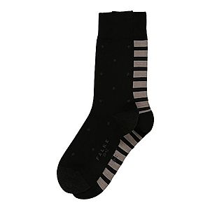 FALKE Ponožky 'Even Stripe Dot 2-Pack' čierna / béžová vyobraziť