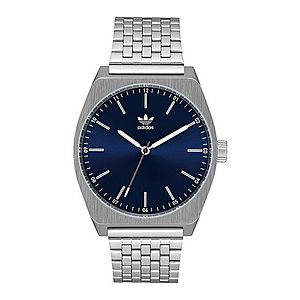 ADIDAS ORIGINALS Analógové hodinky 'Process_M1' strieborná / modré vyobraziť