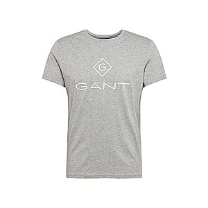 GANT Tričko 'GANT LOCK - UP SS T - SHIRT' sivá vyobraziť