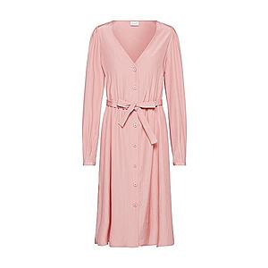 VILA Košeľové šaty 'VIPADDY L/S DRESS' ružová vyobraziť