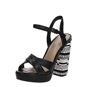ALDO Remienkové sandále 'VELLANVRANE' zmiešané farby / čierna vyobraziť