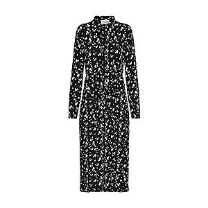 Neo Noir Košeľové šaty 'Vega Night Flower Dress' čierna vyobraziť
