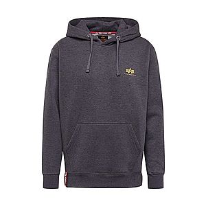 ALPHA INDUSTRIES Mikina 'Basic Hoody Small Logo' tmavosivá vyobraziť