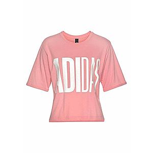 ADIDAS PERFORMANCE Funkčné tričko biela / ružová vyobraziť