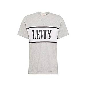 LEVI'S Tričko 'AUTHENTIC COLORBLOCK' sivá vyobraziť