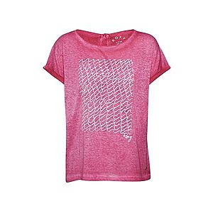 ROXY Tričko 'SUMMERTIME HAPPINESS' ružová / biela vyobraziť