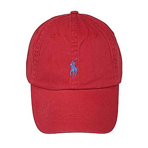 POLO RALPH LAUREN Čiapka 'CLASSIC SPORT CAP W/ SMALL PP' červené vyobraziť