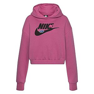 Nike Sportswear Mikina čierna / ružová vyobraziť