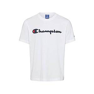 Champion Authentic Athletic Apparel Tričko 'Crewneck T-Shirt' biela vyobraziť