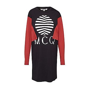 McQ Alexander McQueen Šaty 'Shizoku Sweatdress' čierna / červené vyobraziť