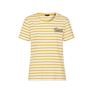 GANT Tričko 'D1. BRETON STRIPE SS' biela / žlté vyobraziť