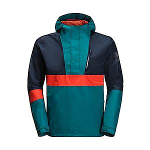 JACK WOLFSKIN Športová bunda '365 BOOSTER JACKET M' tmavomodrá / petrolejová / oranžová vyobraziť