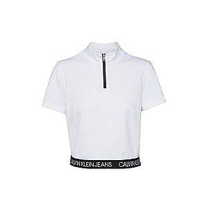Calvin Klein Jeans Tričko 'MILANO' čierna / biela vyobraziť