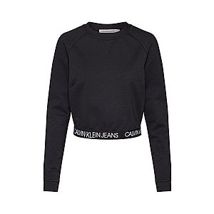 Calvin Klein Jeans Mikina 'MILANO' čierna vyobraziť