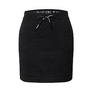 Calvin Klein Jeans Sukňa čierna vyobraziť