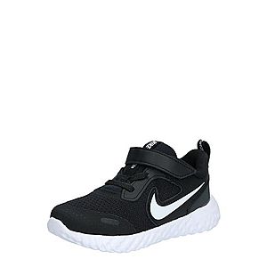 NIKE Športová obuv 'Nike Revolution 5' čierna / biela vyobraziť