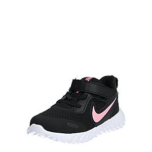NIKE Športová obuv 'Revolution 5' čierna / ružová vyobraziť