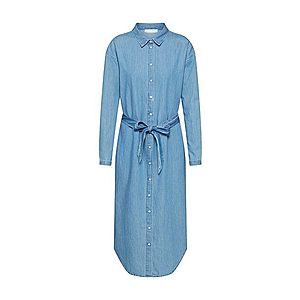 MOSS COPENHAGEN Košeľové šaty 'Lyanna' modrá vyobraziť
