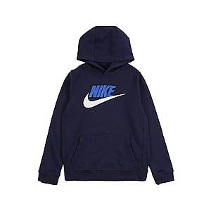 Nike Sportswear Mikina 'CLUB + HBR PO' námornícka modrá vyobraziť