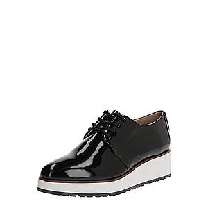 ALDO Šnurovacie topánky 'Lovirede' čierna / biela vyobraziť