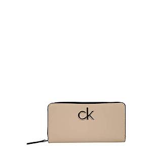 Calvin Klein Peňaženka 'RE-LOCK ZIPAROUND LG' pieskový vyobraziť