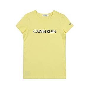 Calvin Klein Jeans Tričko 'INSTITUTIONAL' žltá vyobraziť