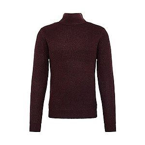 BURTON MENSWEAR LONDON Sveter burgundská vyobraziť