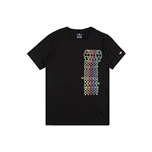 Champion Authentic Athletic Apparel Tričko 'CREWNECK T-SHIRT' zmiešané farby / čierna vyobraziť