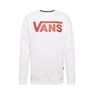 VANS Mikina 'CLASSIC CREW II' biela / červená vyobraziť