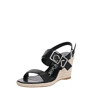 Calvin Klein Remienkové sandále 'BELORA' čierna vyobraziť