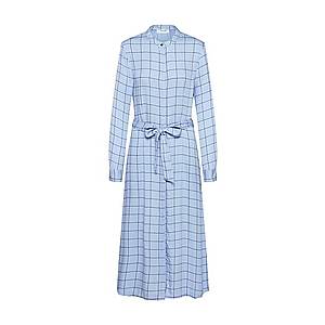 MOSS COPENHAGEN Košeľové šaty 'Meline Alana LS Dress AOP' modrá vyobraziť