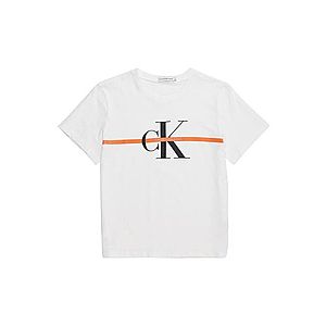 Calvin Klein Jeans Tričko 'MONOGRAM' biela vyobraziť