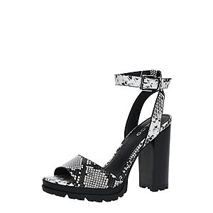 ALDO Remienkové sandále 'LEGUA' čierna / biela vyobraziť