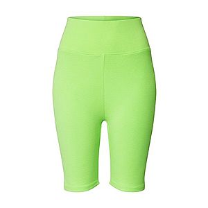 Urban Classics Legíny 'Ladies High Waist Cycle Shorts' neónovozelená vyobraziť